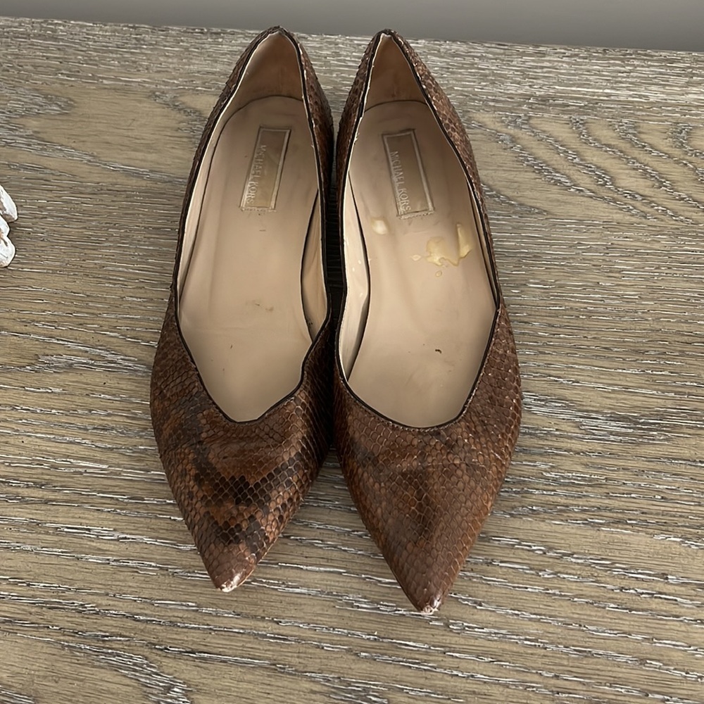 MICHAEL KORS SNAKE SKIN SHOES - Picture 5 of 5